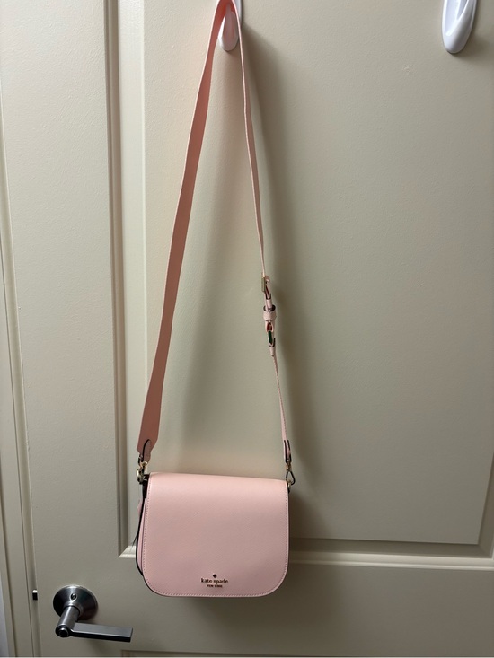 kate spade Handbags - kate spade New York Pink Crossbody Saddle Bag new unused